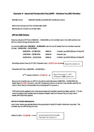 Example – APP for retainer fee member thumbnail