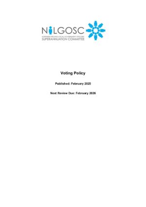 Document thumbnail: NILGOSC Voting Policy 2025