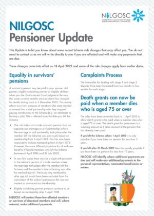 Pensioner Update – May 2022 thumbnail