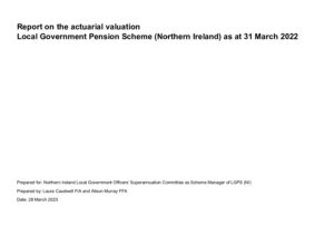 Actuarial Valuation Report – 31 March 2022 (Accessible) thumbnail
