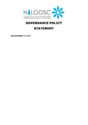 Governance Policy Statement thumbnail