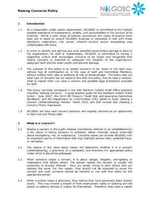 Raising Concerns Policy thumbnail