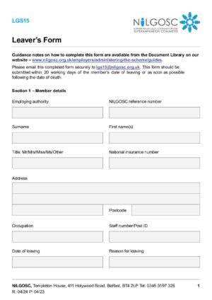 LGS15 Leaver’s Form thumbnail
