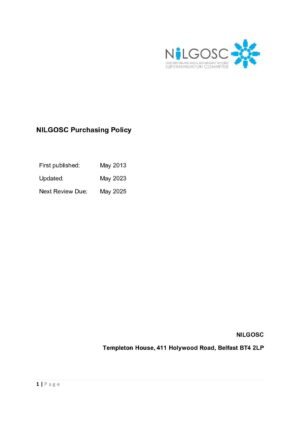 NILGOSC Purchasing Policy thumbnail