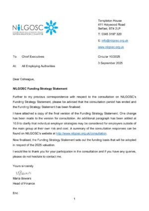 Circular 10/2025 – Funding Strategy Statement 2025 thumbnail