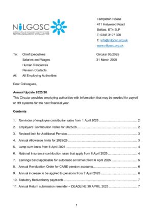 Circular 05/2025 Annual Update Financial Year 2025/26 thumbnail