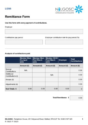LGS6 – Remittance Form thumbnail