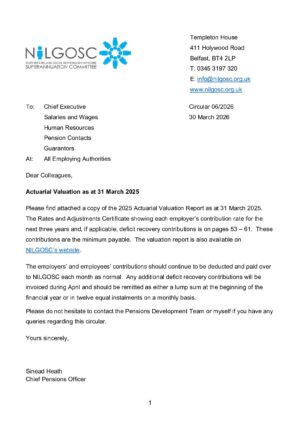 Circular 06/2026 – Actuarial Valuation as at 31 March 2025 thumbnail