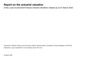 Actuarial Valuation Report – 31 March 2025 (Accessible version) thumbnail