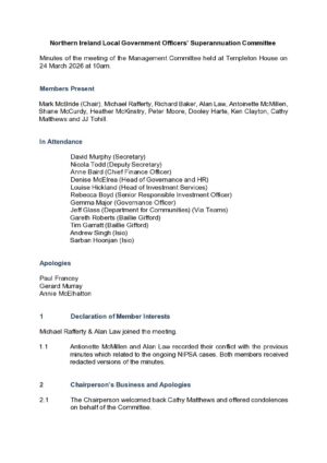 Committee Minutes – 24 March 2026 thumbnail
