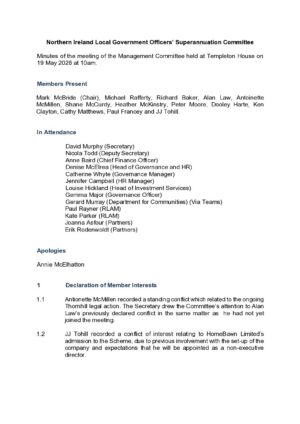 Committee Minutes – 19 May 2026 thumbnail