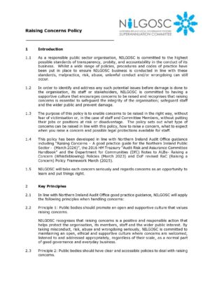 Raising Concerns Policy 2026 thumbnail